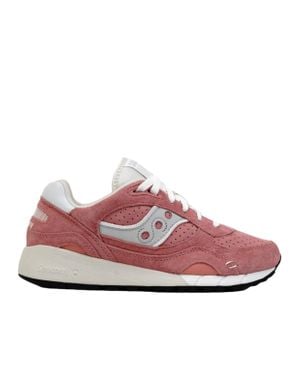 Saucony Originals Shadow 6000 Full Suede Pack Shoes S70662-3 - Red