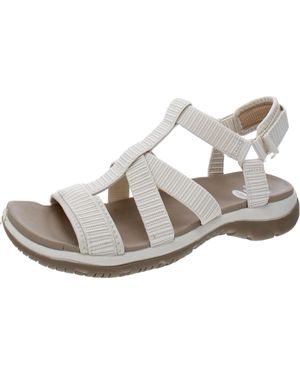 Dr. Scholls Adalia Strappy Ankle Strap Sport Sandals - Metallic