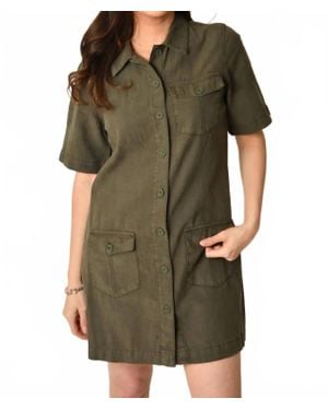 Sanctuary Rancho Mini Dress - Green