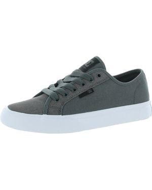 Dc Manual Canvas Lifestyle Skate Shoes - Blue