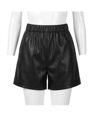 Z Supply Tia Faux Leather Short - Black