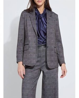 Lyssé Everest Ponte Blazer - Gray