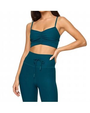 LSPACE Soren Cinched Front Top - Blue