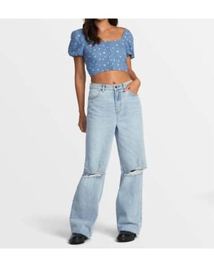 RVCA Nova Crop Top - Blue