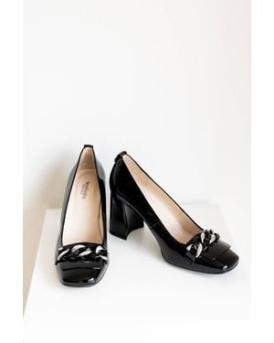 Nero Giardini Vernice Pump - Black