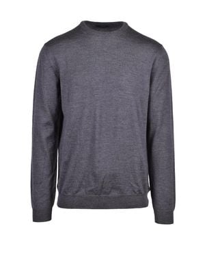 Zanone Crew Neck Sweater - Blue