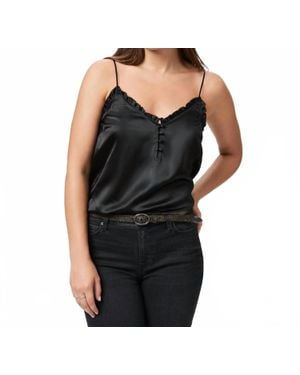PAIGE Reina Cami Top - Black