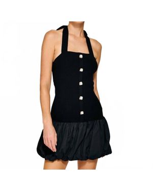 Line & Dot Ramona Mini Dress - Black