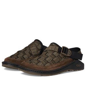 Chaco Canyon Jch103365Z Clog Hut Dark Sand Woven Casual Shoes Zogg3350 - Black