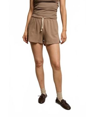 PERFECTWHITETEE Layla Sweat Shorts - Brown