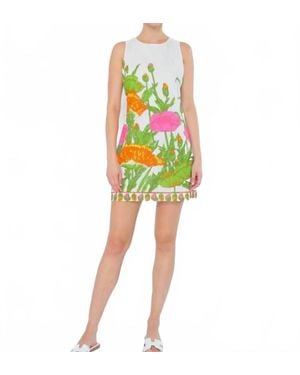 Flora Bea Ella Shift Dress - Green