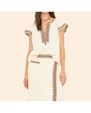 Xirena Ambry Short Sleeve Top - Natural