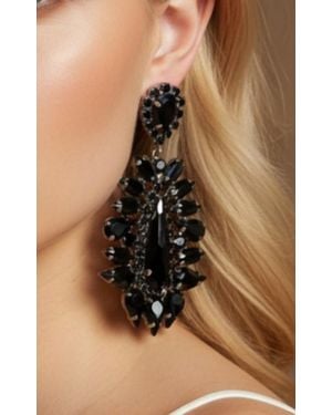 SONYA Art Deco Earrings - Brown