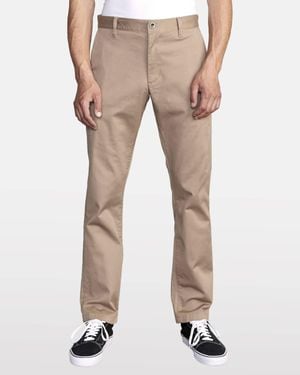 RVCA Weekend Stretch Chino Pants - Natural