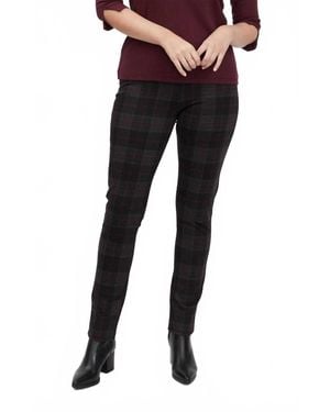 Fdj Pull-On Slim Leg Pants - Black