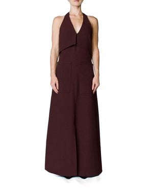 Paris Georgia Basics Apron Dress - Purple