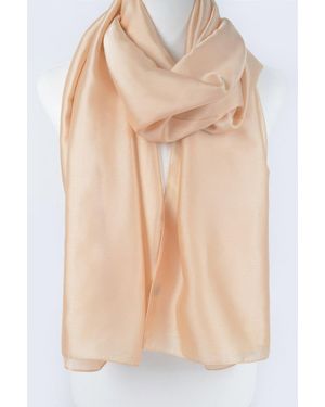 TRUEDAMES Satin Scarf - Natural