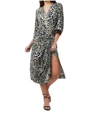 Smythe Drop Waist Kimono Dress - Multicolor