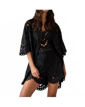 Charo Ruiz Dune High-Waist Short - Black
