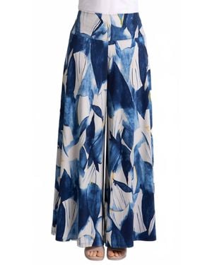 Sympli Palazzo Pants - Blue
