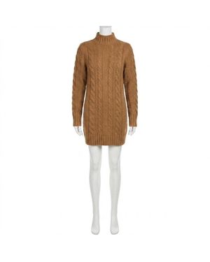 Z Supply Cable Sweater Dress - Brown