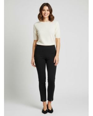 TRUEDAMES Counterparts Pull On Solid Pants - White