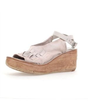 A.s.98 Neven Wedge Sandals - Pink