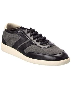 Giuseppe Zanotti Orei Canvas & Leather Sneaker - Black