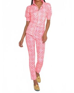 Gretchen Scott Ring Toss Gripeless Pull On Pants - Pink