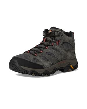 Merrell Moab 3 Mid Gore-Tex J035785Z Beluga Leather Hiking Boots Zogg2779 - Black