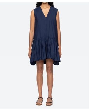 Sea Emmet Mini Dress - Blue