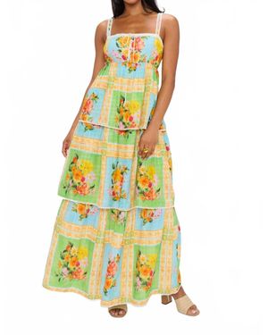 Show Me Your Mumu Peyton Midi Dress - Yellow