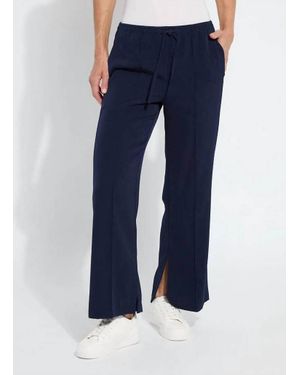 Lyssé Genevieve Drawstring Trouser - Blue