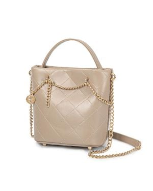 MKF Damaris Mini Shoulder Medium Handbag By Mia K - Natural