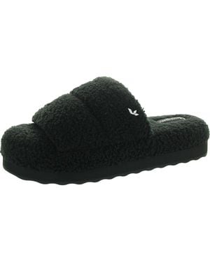 Koolaburra Peachee Cozy Comfy Slide Slippers - Black
