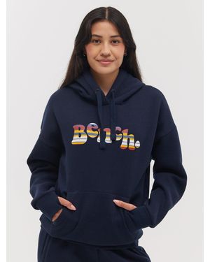 Bench Farrih Retro Logo Hoodie - Blue