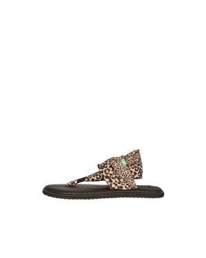 Sanuk Yoga Sling 2 Prints Leopard 1110630-Leo - Brown