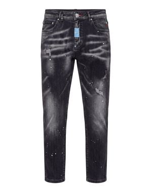 Philipp Plein New Tapered Fit Jeans Basic - Blue