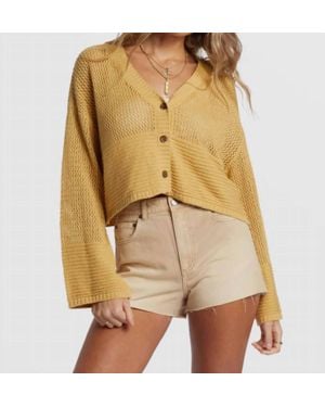 Billabong Tavi Cardigan - Yellow