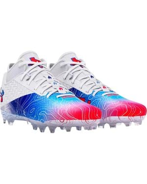 Under Armour Spotlight Clonemc Tx Football Cleats Nin1469 - Blue