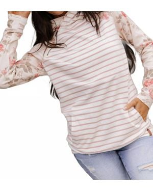 Ampersand Ave Double Hooded Sweatshirt - Multicolor