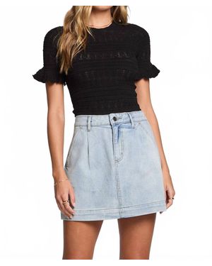 Saltwater Luxe Bolton Cropped Sweater - Black