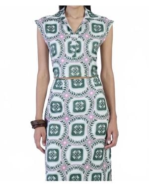 Beyond By Vera Alba Top - Blue