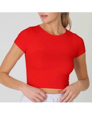 Nikibiki Jersey Solid Baby Tee - Red