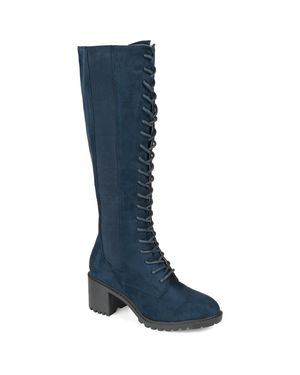 Journee Collection Tru Comfort Foam Wide Calf Jenicca Boot - Blue