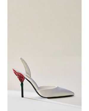 Jeffrey Campbell Floretta Heels - White