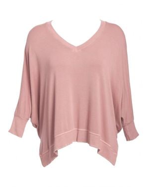 LVHR Sabina V Neck Top - Pink