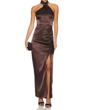 MORE TO COME Darcey Maxi Dress - Brown
