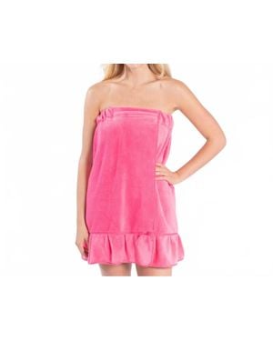 Bella Sleep + Spa Plush Spa Wrap - Pink