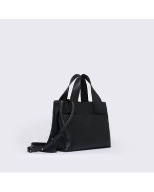 Mesh Charlene Satchel Bag - Black